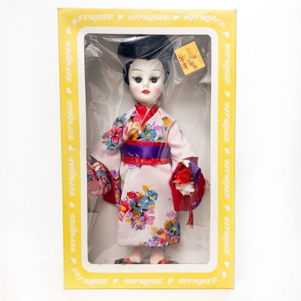 Effanbee Madame Butterfly VTG 1983 Collectible 11” Japanese Doll 1140 New In Box